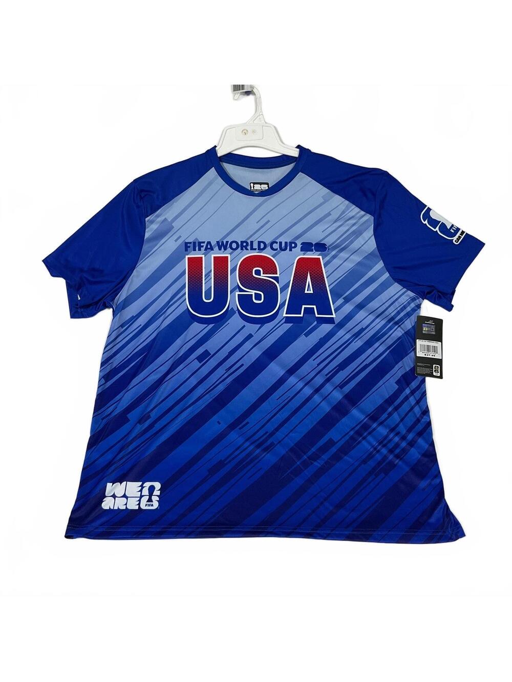 FIFA World Cup 2026 USA Official Licensed Blue Sports Jersey XXL b20